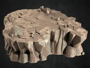 Epic Rocky Plateau Base Platform Stand