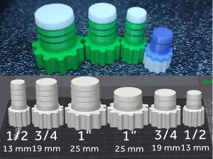 Barb Garden Hose Plugs - 1/2 3/4 1"