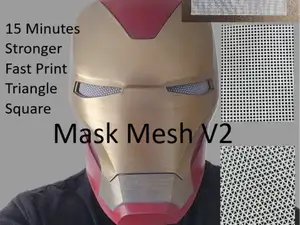 Mask Mesh V2 - Cosplay Mesh for Helmets and Masks