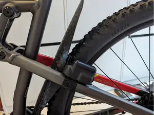 Rear mudguard fender