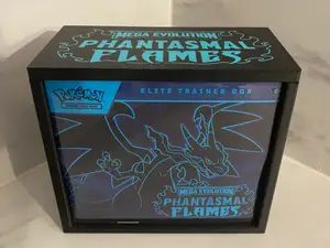 pokemon ETB box protector case Phantasmal Flames