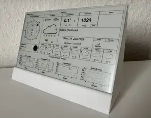 E-Paper Weather Display Waveshare 7.5" ESP32