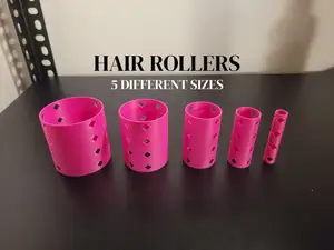 Professional Hair Rollers Set - 5 Different Sizes