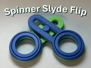 Spinner Slyde Flip - Sliding Slingable Fidget