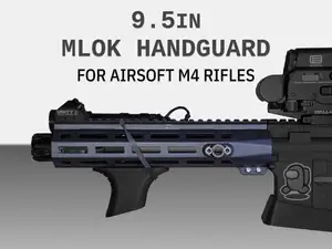 9.5 Inch MLOK M4 Handguard - Airsoft