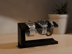 Elegant Watch Stand – 3 Slot Display
