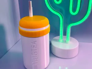 MugTea with Dual Lid, Tea Filter, Anti-Slip Grip