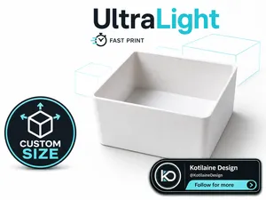 Parametric UltraLight Box - Custom Size Generator