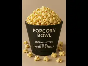 Popcorn Seed-Sifting Bowl