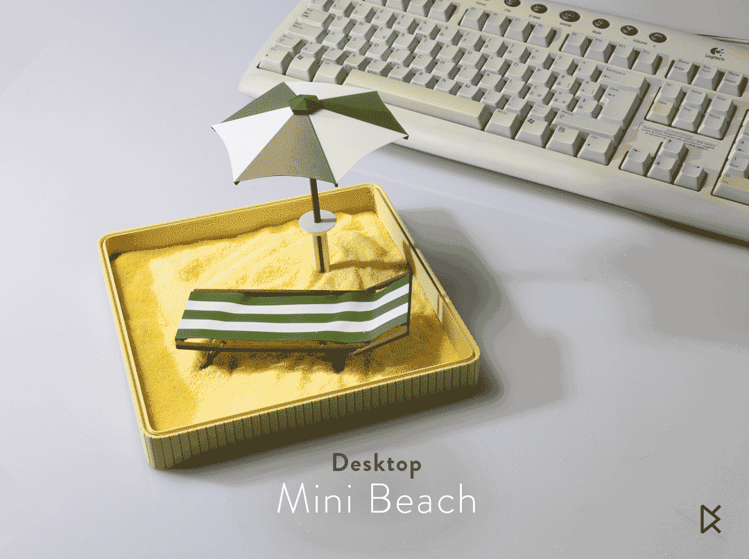 Desktop Mini Beach - Your Personal Summer Zen Kit