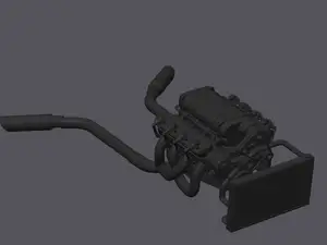 L's  V8 engine  1/18 