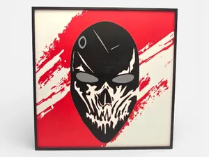 Devil's Night Mask 200mm x 200mm Hueforge