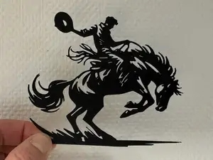 Decor Cowboy on his horse