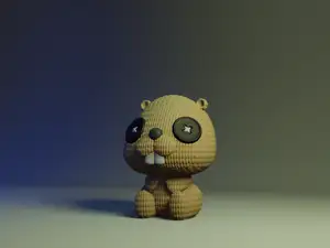 Cute Knitted Marmot