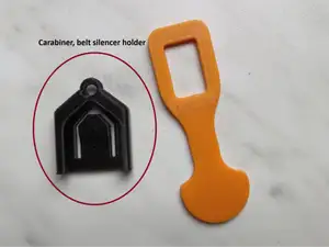 Universal Key ring for belt silencer
