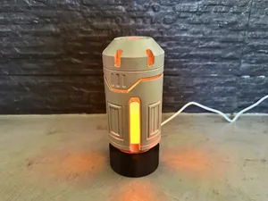 Cyberpunk Grenade Lamp