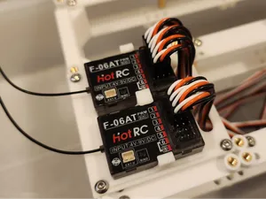 Dual HotRC F-06AT Receiver Mount MCU Panel