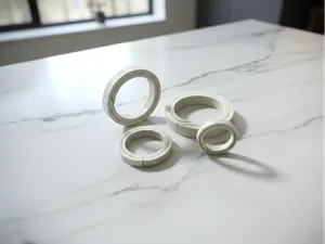 Heavy-Duty Geometric Split Keyring Collection