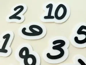 Double Layer Numbers | Cake Topper Number 1-10
