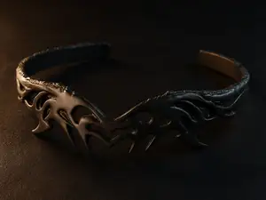 DARK SPIKED CROWN – Gothic Royalty Headpiece
