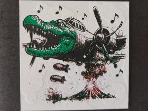 Bombardino Crocodilo Hueforge