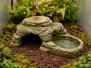 Rock Cave with Bowl