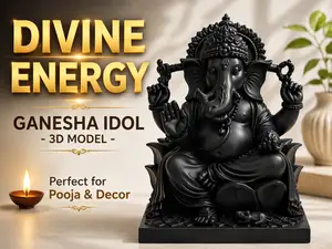 Lord Ganesha Decorative Sculpture
