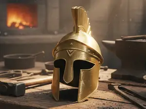 Spartan Helmet - Corinthian Style