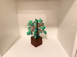 Minecraft Oak sapling in pot - AMS