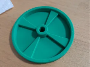 Wheel for under-bed teak drawer 8.5mm axle