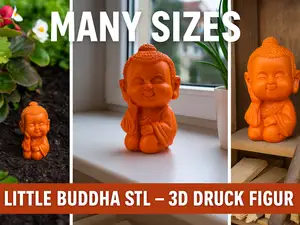 Little Buddha STL – Meditationsfigur 3D Druck