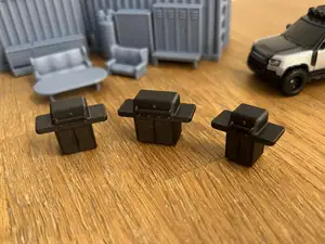 gas grill BBQ 1/64 scale for car diorama garage