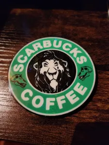 Scarbucks Coffee Coaster