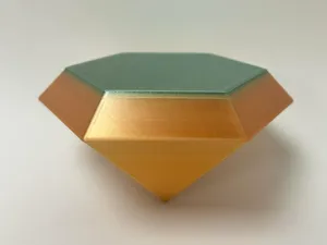Geometric Diamond Decor – Modern Crystal Sculpture