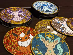 Eeveelution Complete Coaster set