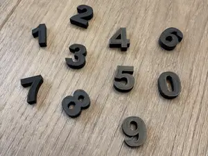 numbers # 0 to 9