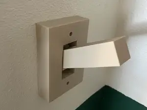 Lever light switch
