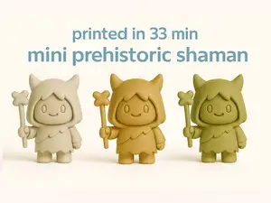 Mini Prehistoric Shaman – Tribal Figurine
