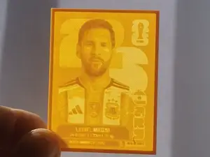 Figurita de Messi en 3D (Album Panini 2026)