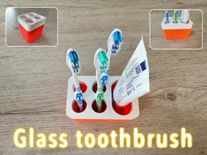Glass toothbrush