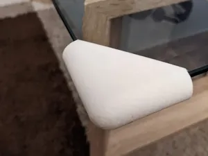 Kantenschutz für Glastische