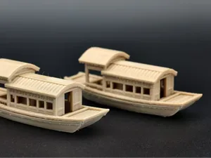 画舫木船，可以浮在水上