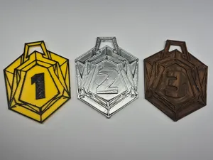 Modern Medal Set (1st 2nd 3rd place)