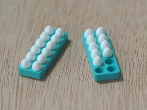 1:12 Scale Eggs for Dollhouse or Kitchen Diorama