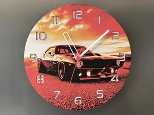 wall / desk clock 1970 Plymouth Hemi Cuda HueForge