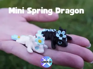 Mini Articulated Spring Dragon