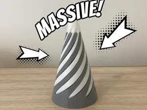Massive Spiral Fidget Cone