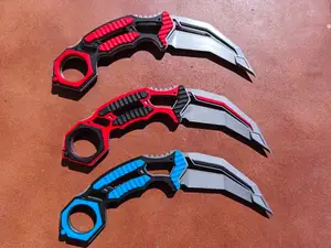 CyberHex Claw - Sci-Fi Karambit