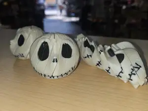 jack skellington TWISTY fidget slime style