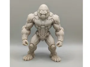Gorilla Cyber Beasts Sci-Fi Animals figurine